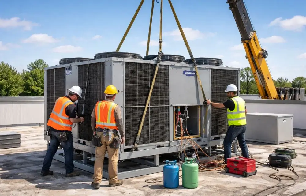 Professional Commercial AC Installation for Large-Scale Projects